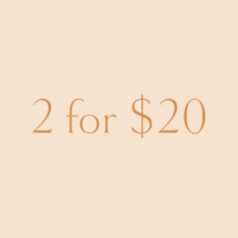 2 for $20